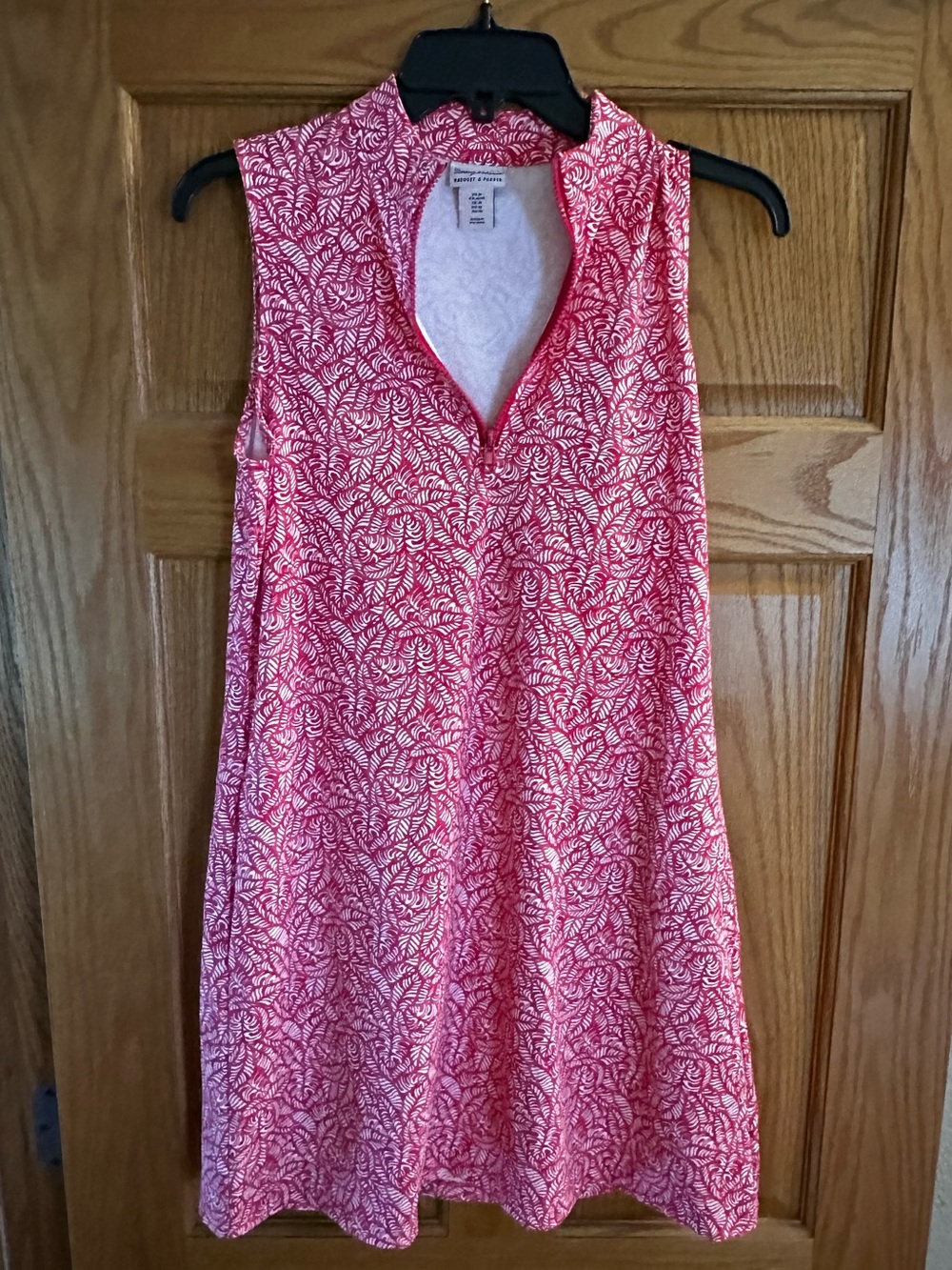 Tommy Bahamas Sleeveless Pink-Red Floral Shift Dress